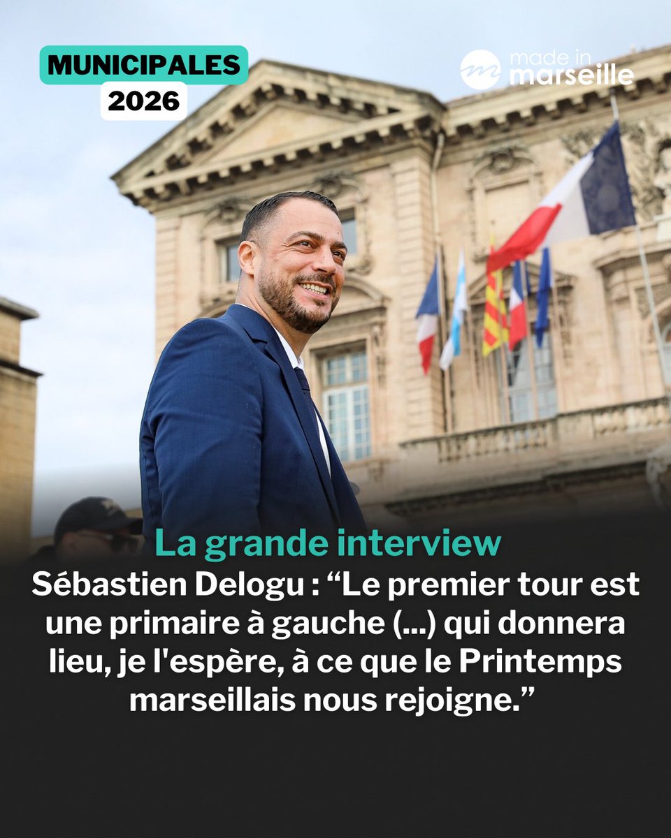 🔵 Légalisation du cannabis, Plan écoles, suppression de la Métropole, fin de toutes les DSP, tramway des Collines, réquisition de logements, anse du Pharo, blocage du J1, stratégie de campagne et second tour... Notre interview de Sébastien Delogu candidat à la mairie de
