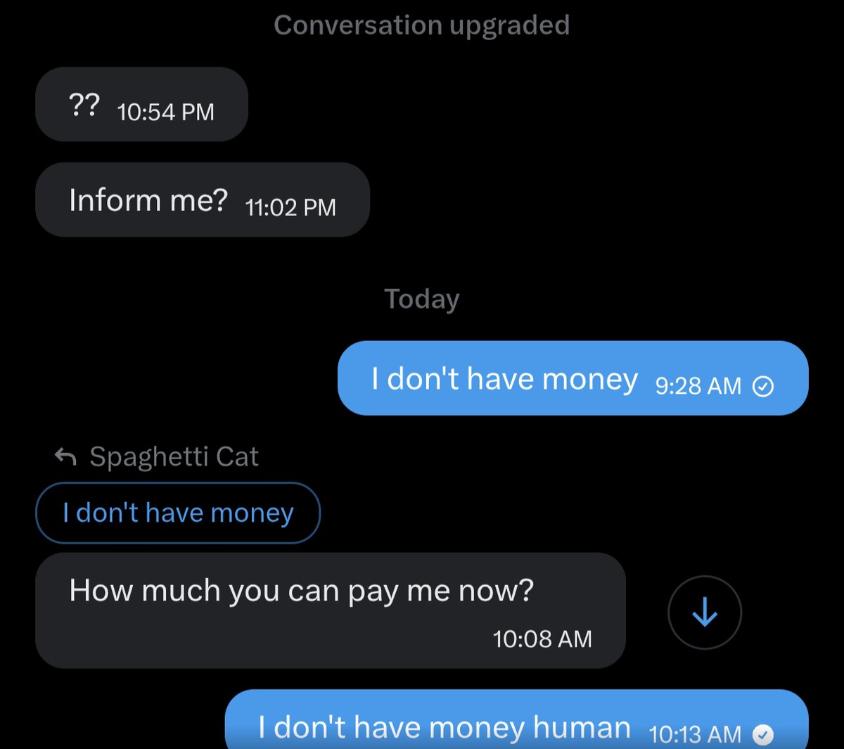 OregonSpaghetti's tweet image. 😂😂😂😂
This is a community, this community don't sell, we don't have money, #wearecats 
$SP
@PumpfunEco 
#Solana
#CryptoCommunity 
Be part, and send love...