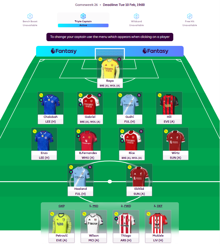 FPL_HAM's tweet photo. #FPL #DGW26 🔒 #triplecaptain active
TC Gabriel... sure why not? The old me would have waited later in the season for an attacker with better fixtures.  But with DefCon, clean sheets &amp; chance of a cheeky headed goal, i say "when in rome" 😂

Best of luck FPLers 🍔
#FPLCommunity https://t.co/K8HZmzRcC0