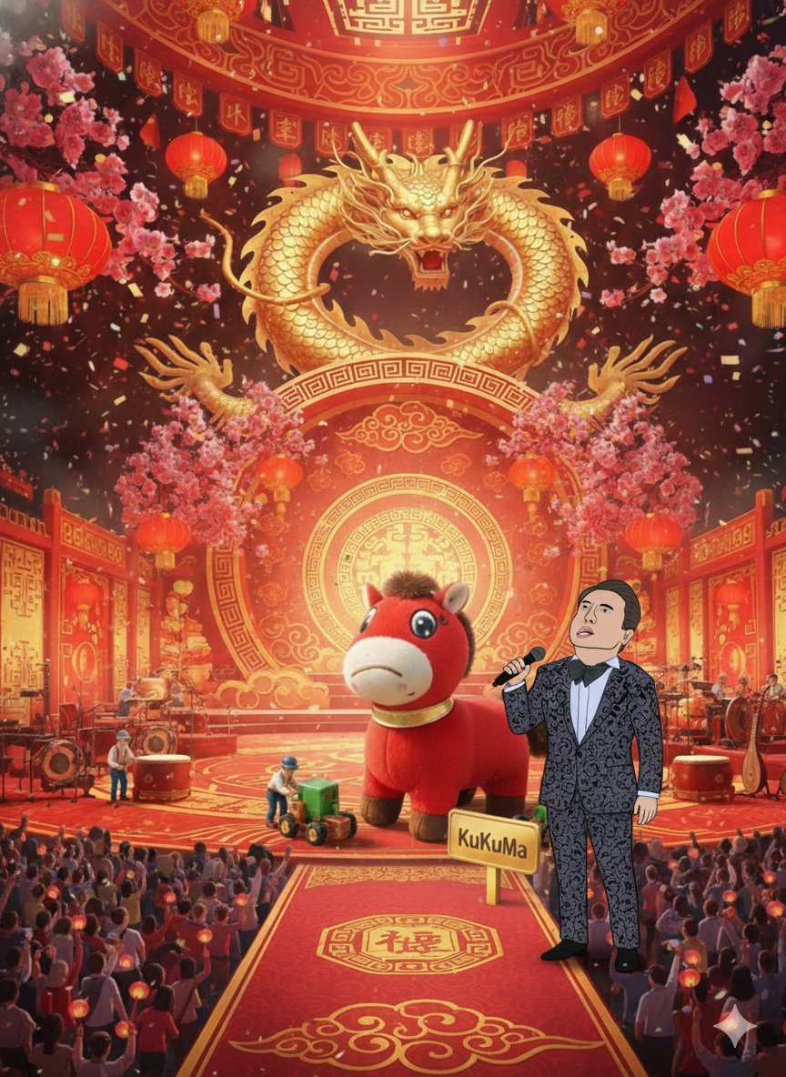 有点粗糙，但你们看得懂是谁么😆马年最强IP哭哭马！你们准备好了么！

＃KuKuMa #哭哭马