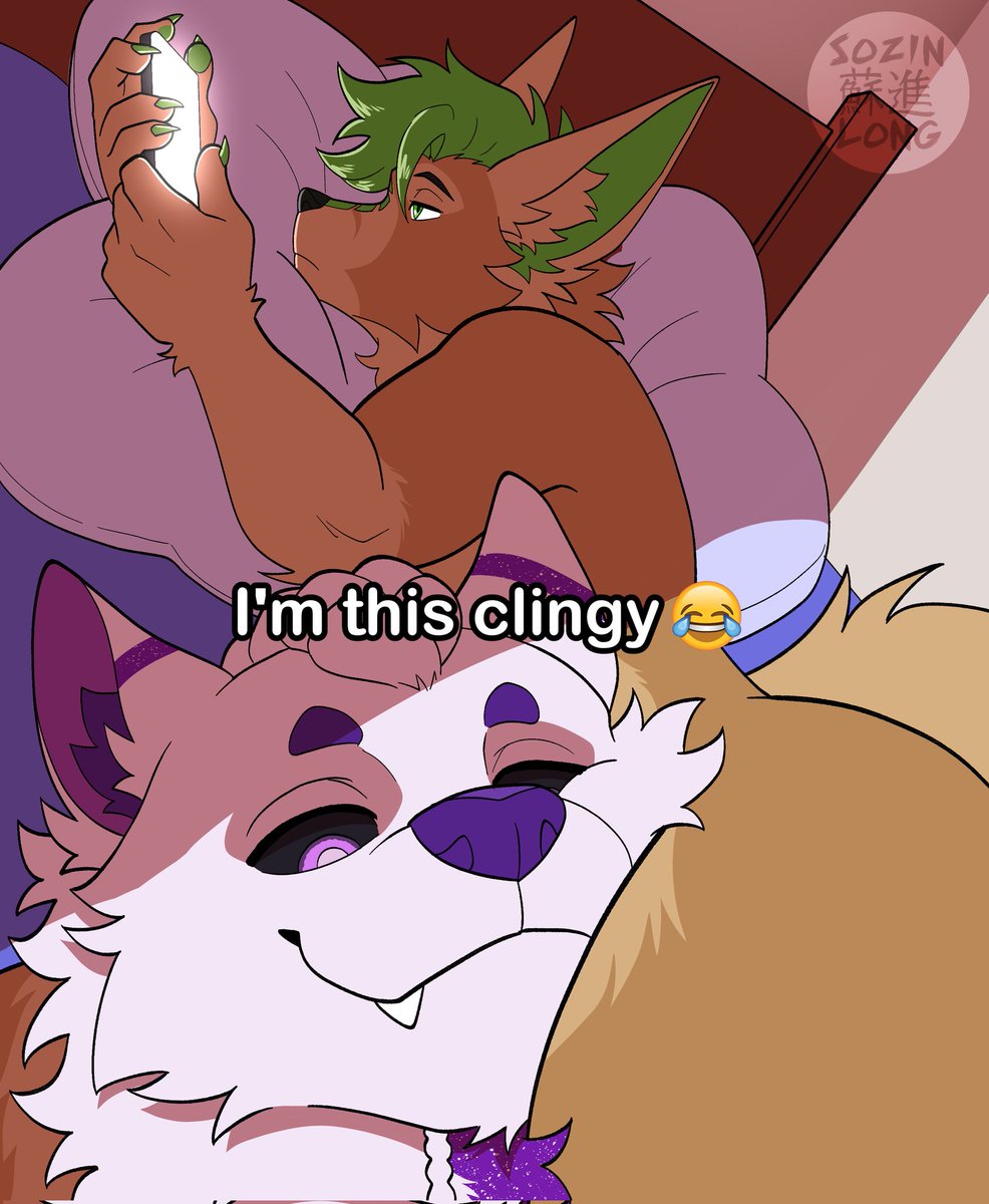 Love this new art piece with my boyo <a href="/Sammythederg/">Samski's</a> 
Thank you again to <a href="/BlueRedLust/">Sozin's AD 🔞</a>! Wonderful work as always ^^