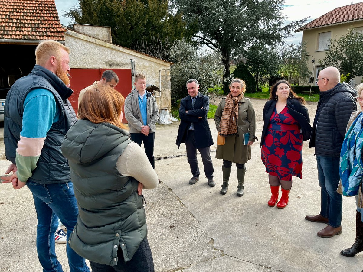 Image de Préfète du Lot - #agriculture | Pour sa première sortie sur le terrain, Mme Marilyne POULAIN, Préfète du Lot, a chois