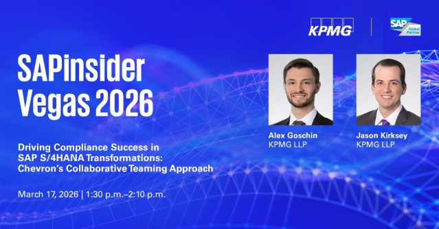 The secret to S/4HANA compliance success? Radical collaboration. At #SAPinsider, learn how we brought Internal Controls, Corporate Audit, &amp; External Audit together from day one to align with the build team and mitigate risk in real-time. bit.ly/4amDBWP