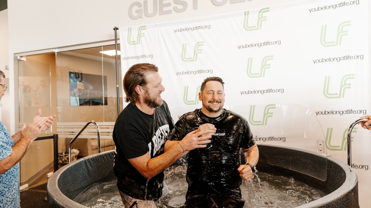 AthensLife's tweet photo. On Sunday we celebrated new life, bold faith, and stories of transformation. Baptism Sundays remind us that God is still writing redemption stories, and we’re grateful to witness it. We love our Life Fellowship family 💚 https://t.co/tMYjbbyAIJ