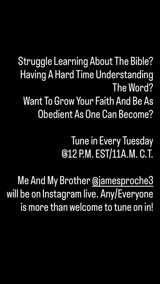 @Xavier7Restrepo <a href="/jamesproche3/">pro.</a> on Instagram! Every Tuesday! #GetCloserToGod