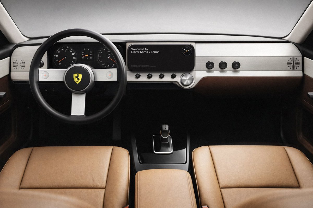 Asked ChatGPT to make a cockpit design inspired by Dieter Rams. 
The result might surprise some.