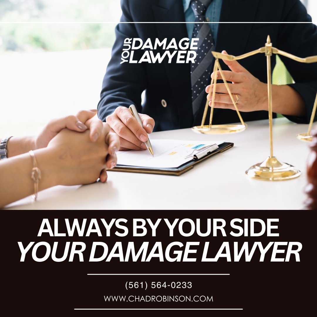 Personal injury lawyer Chad Robinson and his staff serve as compassionate and determined advocates for individuals throughout Florida. 

#YourDamageLawyer #JusticeForYou #InsuranceClaimHelp #PersonalInjuryLawyer #LawyersWhoCare #FloridaLawyer #KnowYourRights