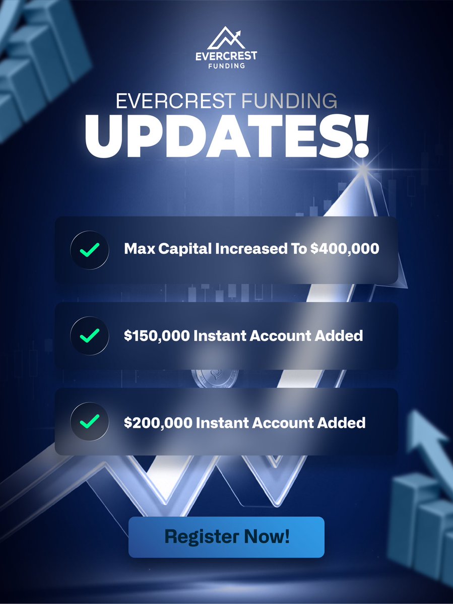 EVERCREST UPDATES!

We are excited to announce these updates.

🎟️ 35% OFF - Code: FIRST

checkout.evercrestfunding.com/?ref=35