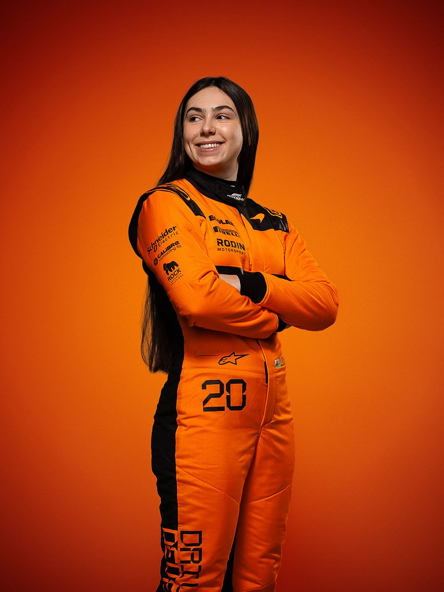McLarenF1's tweet image. Ella Lloyd, #F1Academy season two, coming 🔜

#McLaren | @f1academy 🧡
