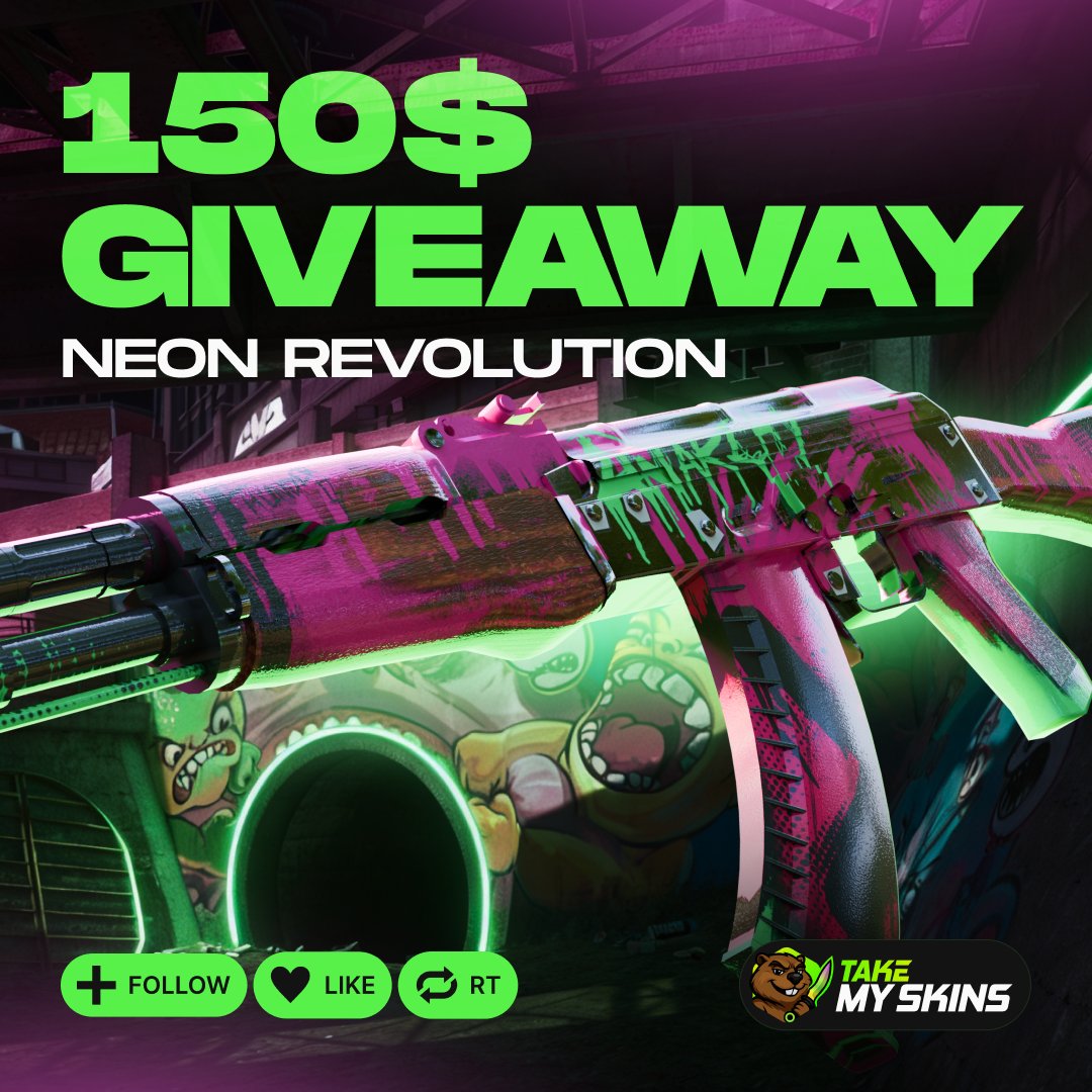 takemyskins's tweet image. 🎁$150 Falchion Knife | Lore Giveaway🎁

How to enter:
1️⃣ Like ❤️ and RT 🔁 this post
2️⃣ Follow @takemyskins and @CS2dotFREE 
3️⃣ Tag a friend

Join to giveaway here: gleam.io/hbTne/150-falc…