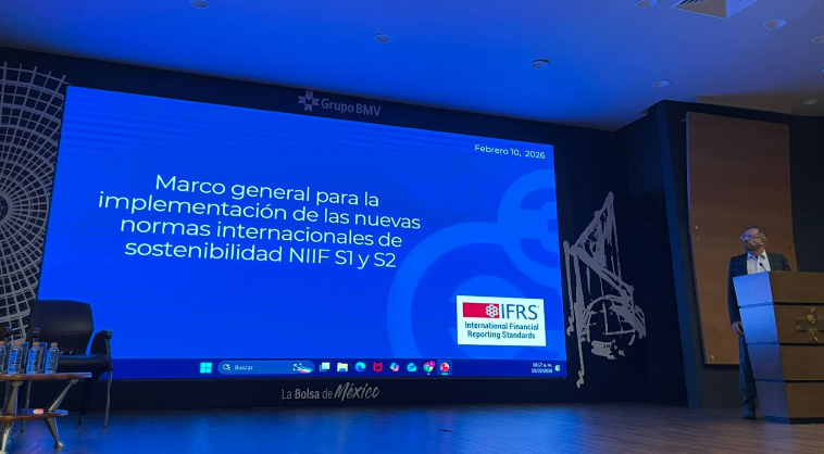 CANAINCA's tweet photo. Asistimos al evento organizado por MéxicoCO2 @mexico2_pmc para conocer el marco general de implementación de las Normas Internacionales Sostenibles #NIIFS1 y #NIIFS2
El sector financiero busca estabilidad financiera ante el cambio climático, por ello se debe dar cumplimiento a estas normas internacionales que son aplicables para normas públicas, a través de la comparabilidad y la transparencia.