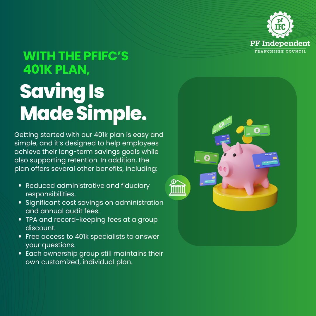 PFIFC members can help improve their employees' financial strength by participating in the PFIFC’s 401k program through Hall Financial Advisors. Hear more about the benefits of the program from EVP of People &amp; Culture at HFP Dulce Llamas here: youtube.com/watch?v=6S4c0F… #pfifc