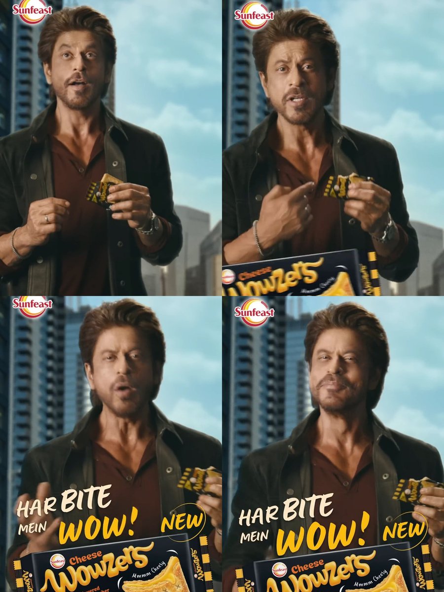 The childlike curiosity while looking like a total daddy, just SRK things ❤️🔥😘