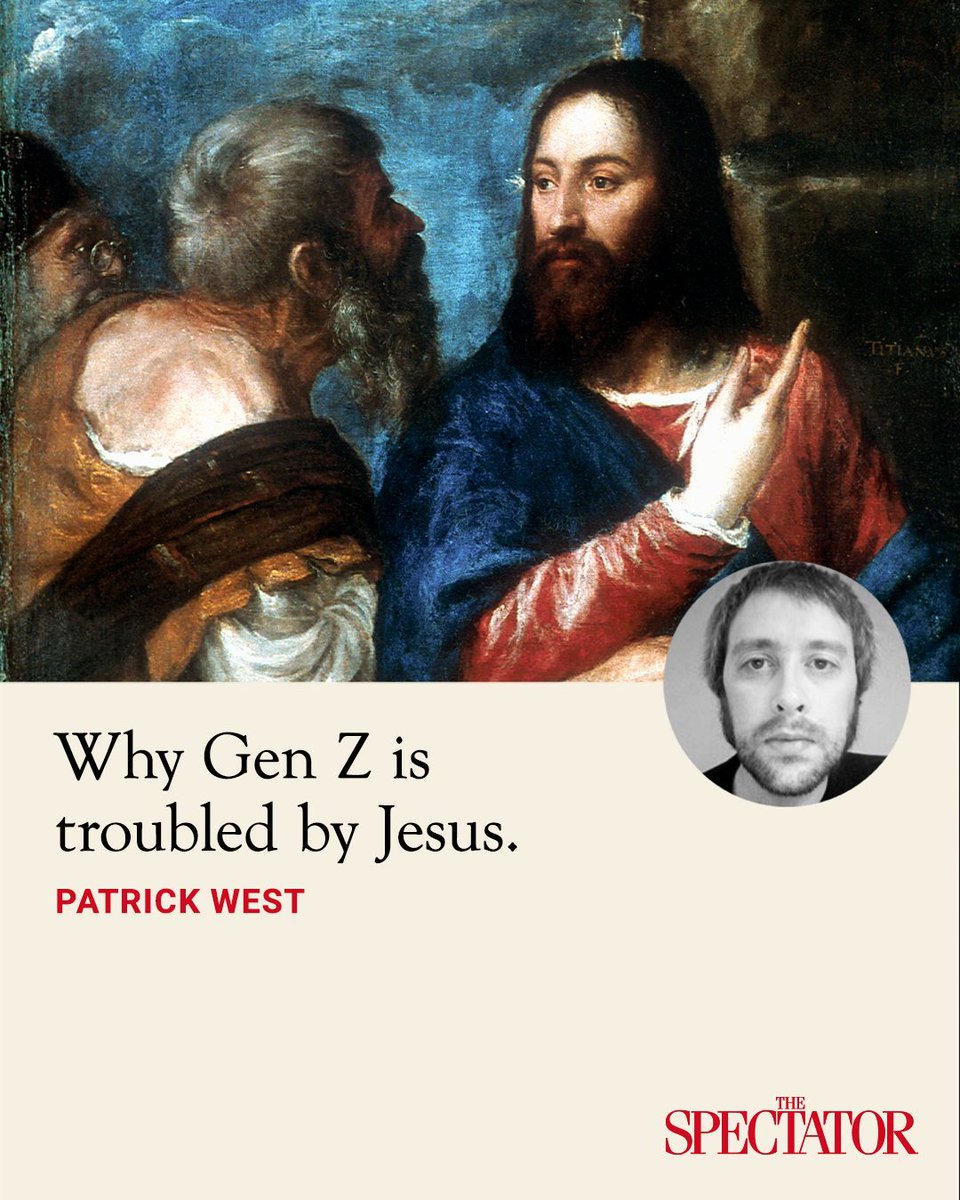 spectator's tweet image. Many teenagers today find Christianity off-putting because Jesus seems too fond of ‘mansplaining’. He appears to have a ‘God complex’, while the Almighty is alienating on account of being ‘really violent and aggressive’.

These are the findings in the report Troubling Jesus, the…