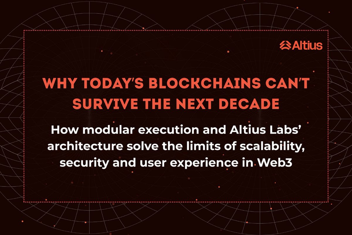 jenncusack14's tweet photo. Altius enables predictable execution costs which helps developers design sustainable onchain business models 📊💡 #Altius #Web3Economy https://t.co/rpbyjCoiw9