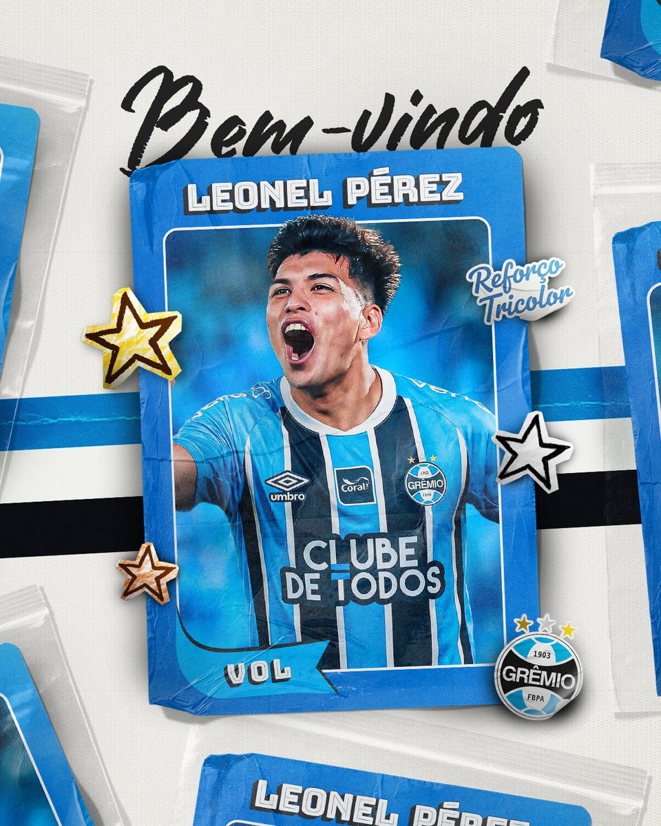 𝐁𝐄𝐌-𝐕𝐈𝐍𝐃𝐎, 𝐇𝐄𝐑𝐌𝐀𝐍𝐎 🇪🇪✍🏻 Leonel Pérez chega como novo #ReforçoTricolor. Destaque do Huracán, o volante de 21 anos assina contrato até 2029. Vamos juntos!

Mais detalhes: gremio.net/noticias/detal…