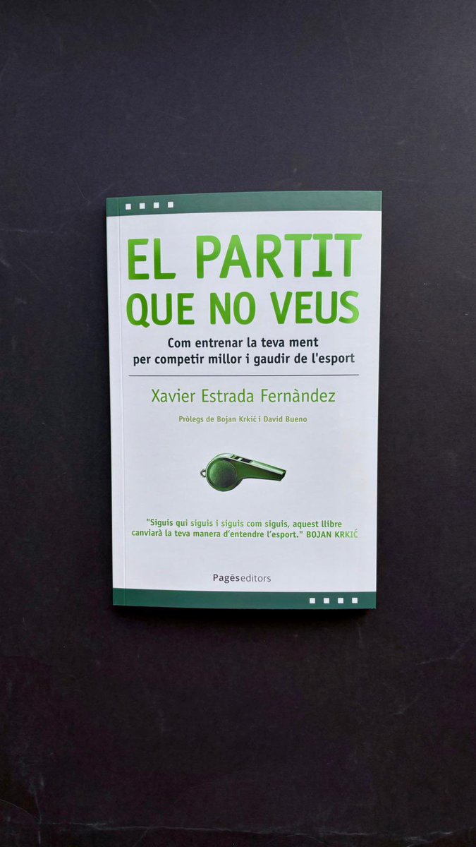 XavierEstradaF1's tweet photo. 📔 Ja pots disposar del llibre!
Esport per mirar més enllà del resultat.

🗓️ Molt aviat, data de presentació a #Lleida
👀 Estigueu atents… que això tot just comença 
#presentacio 🔝#Lleida https://t.co/NLBcLhJ5vz