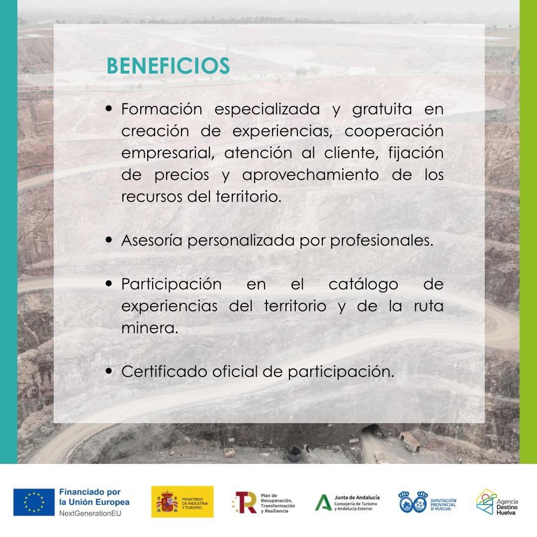 DipuHU's tweet photo. 🗓️ El día 25 arrancan los talleres de cocreación de productos de turismo sostenible en #Alosno, #Tharsis y #SanBartolomédelaTorre. 
📌 Inscripción: 
https://t.co/gu57dWhYLg
➡️ Actuación financiada por la UE – Plan de Recuperación, Transformación y Resiliencia - #NextGenerationEU https://t.co/jAw6o8mh6s