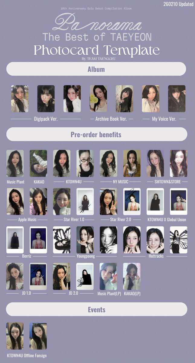 Taeyeon Panorama Photocard Template
  
-
It should be the last update of this template. 

#태연 #TAEYEON #Panorama_TheBestofTAEYEON #TAEYEONPanorama_TheBestofTAEYEON
