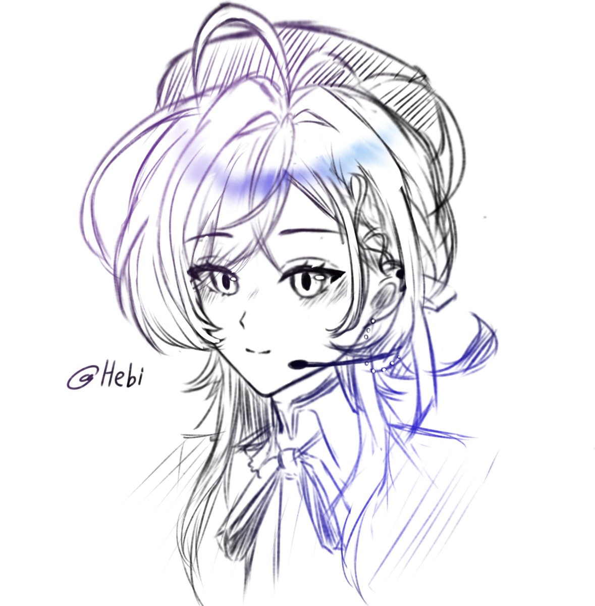 gimmyeo_21993's tweet image. #hebiart 💙
전에 그린 헤비