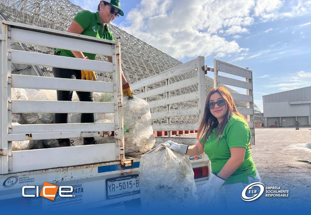 grupo_cice's tweet photo. Como resultado de procesos de separación de residuos implementados en nuestras instalaciones, acopiamos un total de 815 kg de material reciclable, los cuales fueron donados posteriormente a la Asociación Reciclemos y Ayudemos. ¡Seguimos sumando esfuerzos con impacto positivo! 👏 https://t.co/OCC2pWUBCg