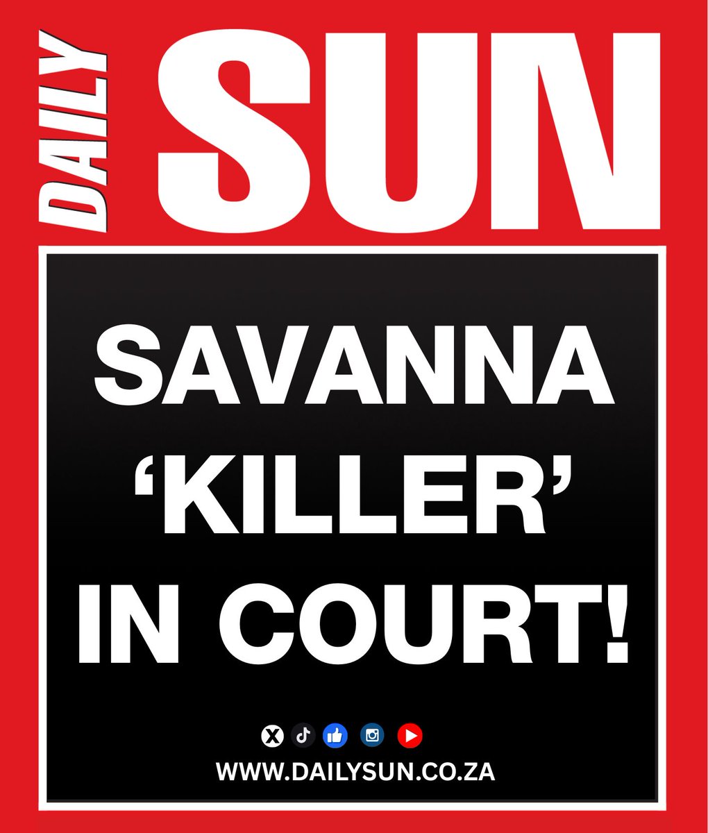 dailysunsa's tweet image. Savanna 'killer' in court for double murder 
Click here to read more 👇
snl24.com/dailysun/news/…
#DoubleMurderCase #BailApplication #PoliceInvestigation