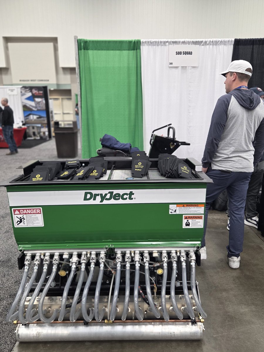 Come see the Sod Squad at the Indiana Green Expo!  Get yourself a free coozie! #IGE #Dryject