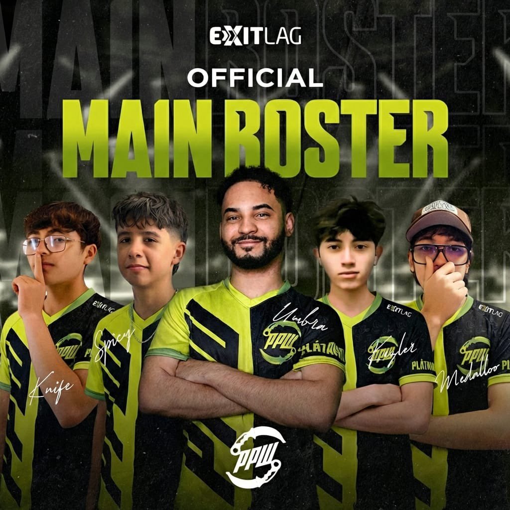 ¡Con gran emoción presentamos a nuestro main roster de VALORANT!🔥 

🔪 <a href="/Knifezera/">Knife</a> - IGL / Smoker
🌑 <a href="/UmbraTheories/">PPW Umbra</a> - Captain / Iniciador / Sentinela
💥 <a href="/MedallooCOL/">Medalloo</a> - Iniciador / Flex
🌶️ <a href="/Sp1cy_fps/">PPW Sp1cy</a> - Smoker / 2do Duelista
🎯 <a href="/kezlerzin/">kezler</a> - Duelista

Dirigidos estratégicamente por
