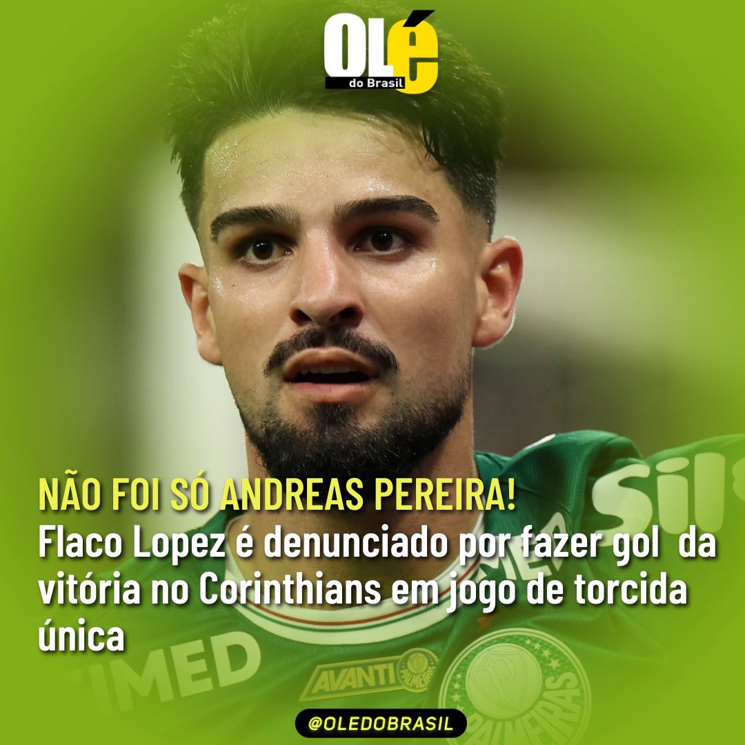 Após Andreas Pereira, que foi denunciado por dançar lambada sobre a marca do pênalti, Flaco Lopez entrou na mira das autoridades futebolísticas.

O argentino pode pegar 150 jogos de suspensão pelas seguintes atitudes, que foram classificadas pela imprensa como antidesportivas:

-