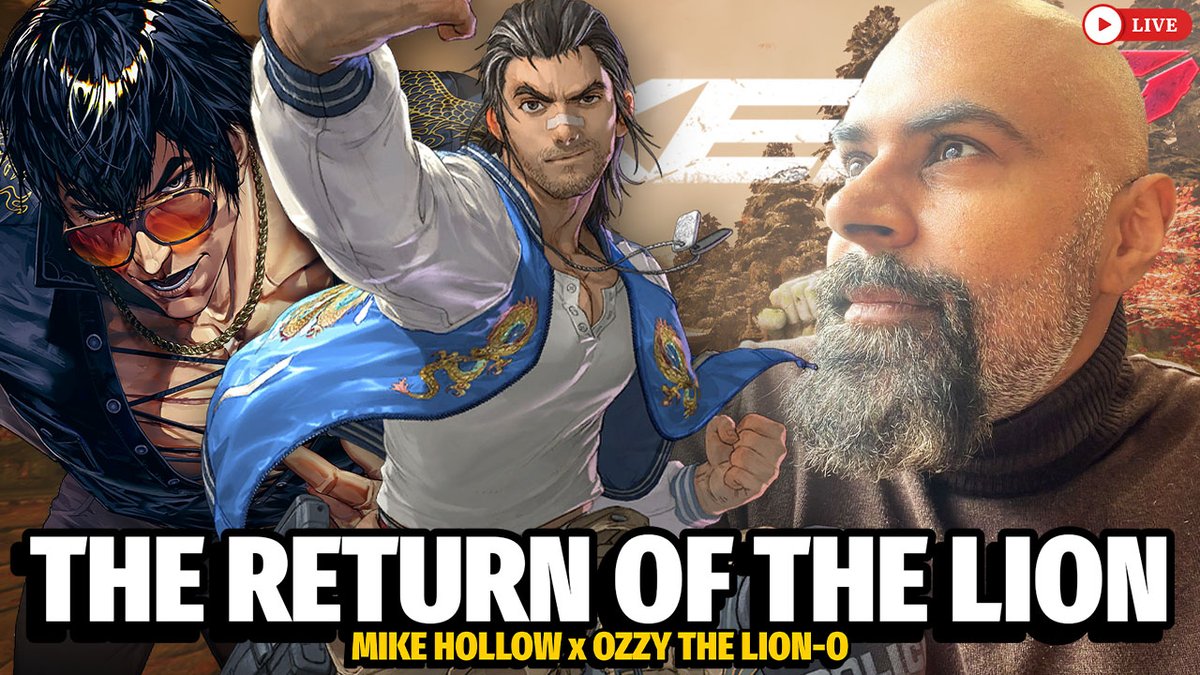 Today I am joined by legendary Law/Lei Wulong player, tournament organiser and UK Tekken personality, <a href="/OzzyTheLiono/">Ozzy</a> to talk all things Tekken.

Streaming to Youtube, X and Twitch at 19:30 (UK time).