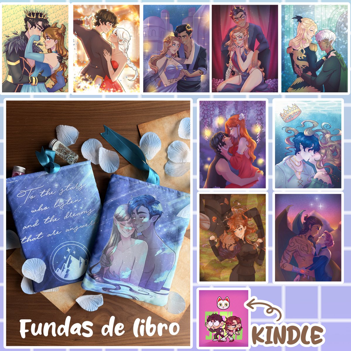 <a href="/JW_Arte/">JW Art</a> ¡Holi! Soy Mina y estaré en el Pabellón 4 NC 60.

Traigo cositas de muchos fandoms entre ellos animes, webseries o literatura 💖

También estaré participando en un stamp rally de Critical Rol! 🎲