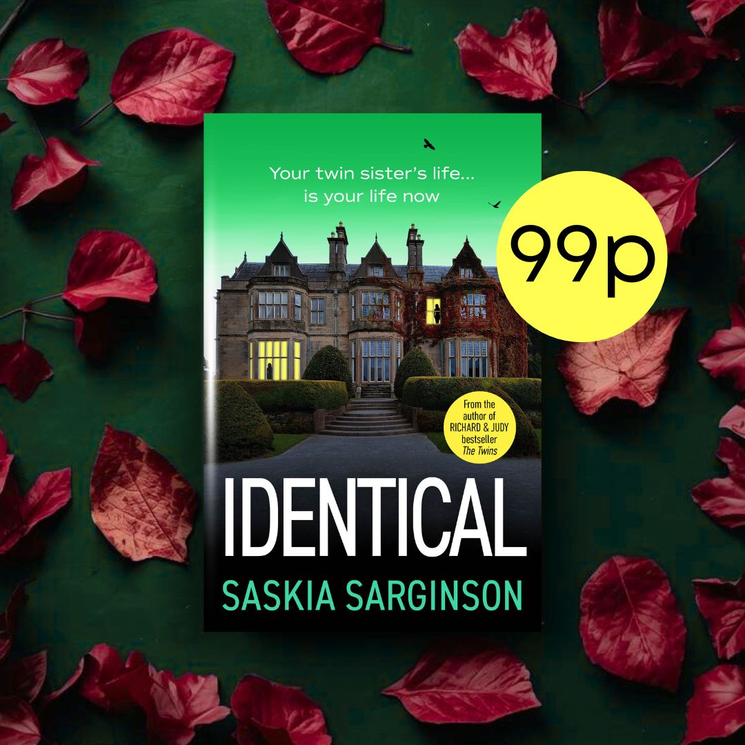 BoldwoodBooks's tweet photo. ⭐ 99p DEAL ⭐
When Alice's twin stops replying to messages, and the words ‘die, die, die’ appear scrawled in lipstick on the mirror, Alice realises – someone is out to get her ...🩸 🪞
Grab a copy of #Identical by @SaskiaSarginson for 99p! https://t.co/6zRDn4lBXt https://t.co/yI4j9lpUn8
