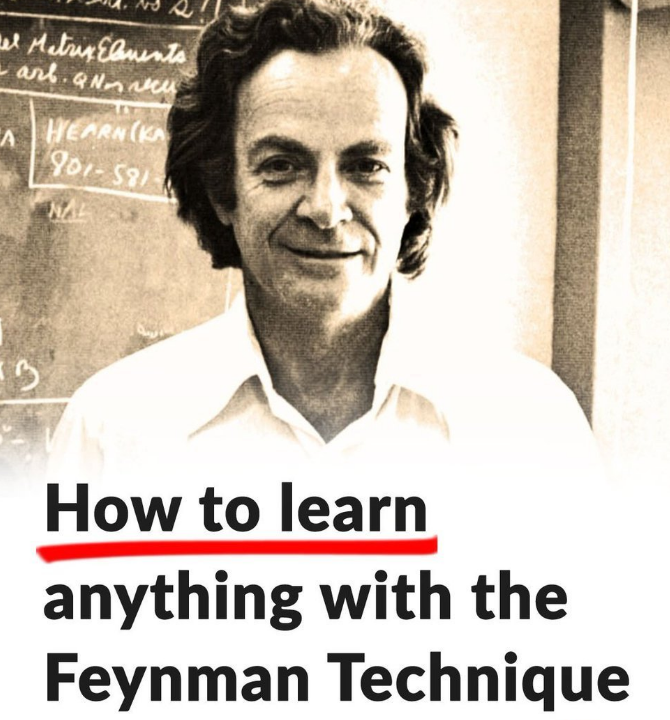 How to Learn Anything (Feynman Technique):

- Thread -