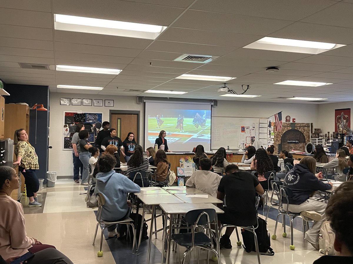 Blackman middle school students at career pathway day