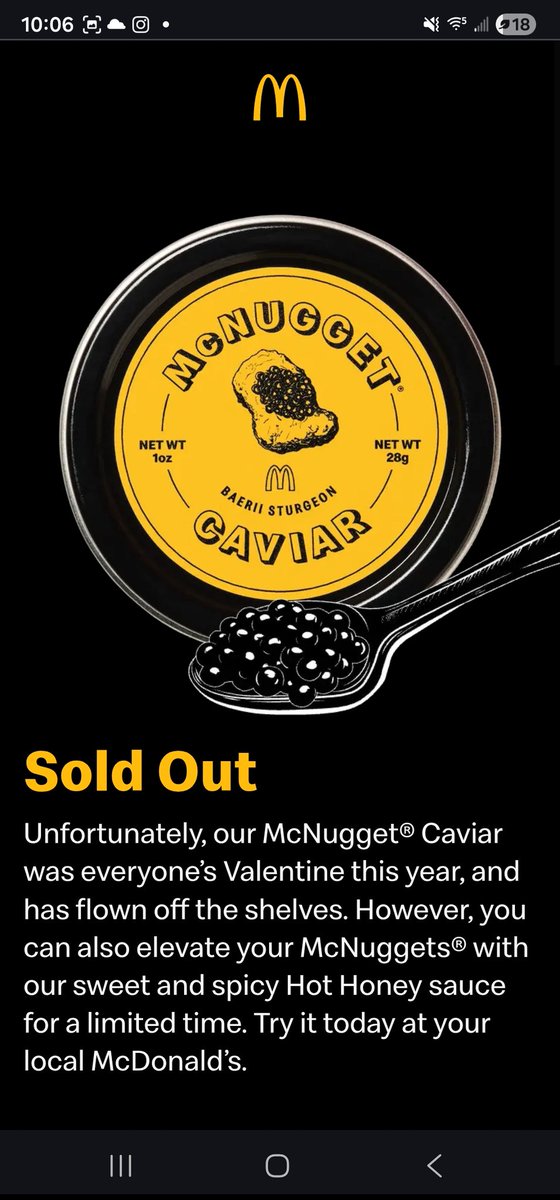 EwItsNick's tweet photo. @McDonalds I am deeply saddened by this... I was so looking forward to having a high class meal for once in my life and my dreams were shattered before my eyes. https://t.co/p76sHAcbK1