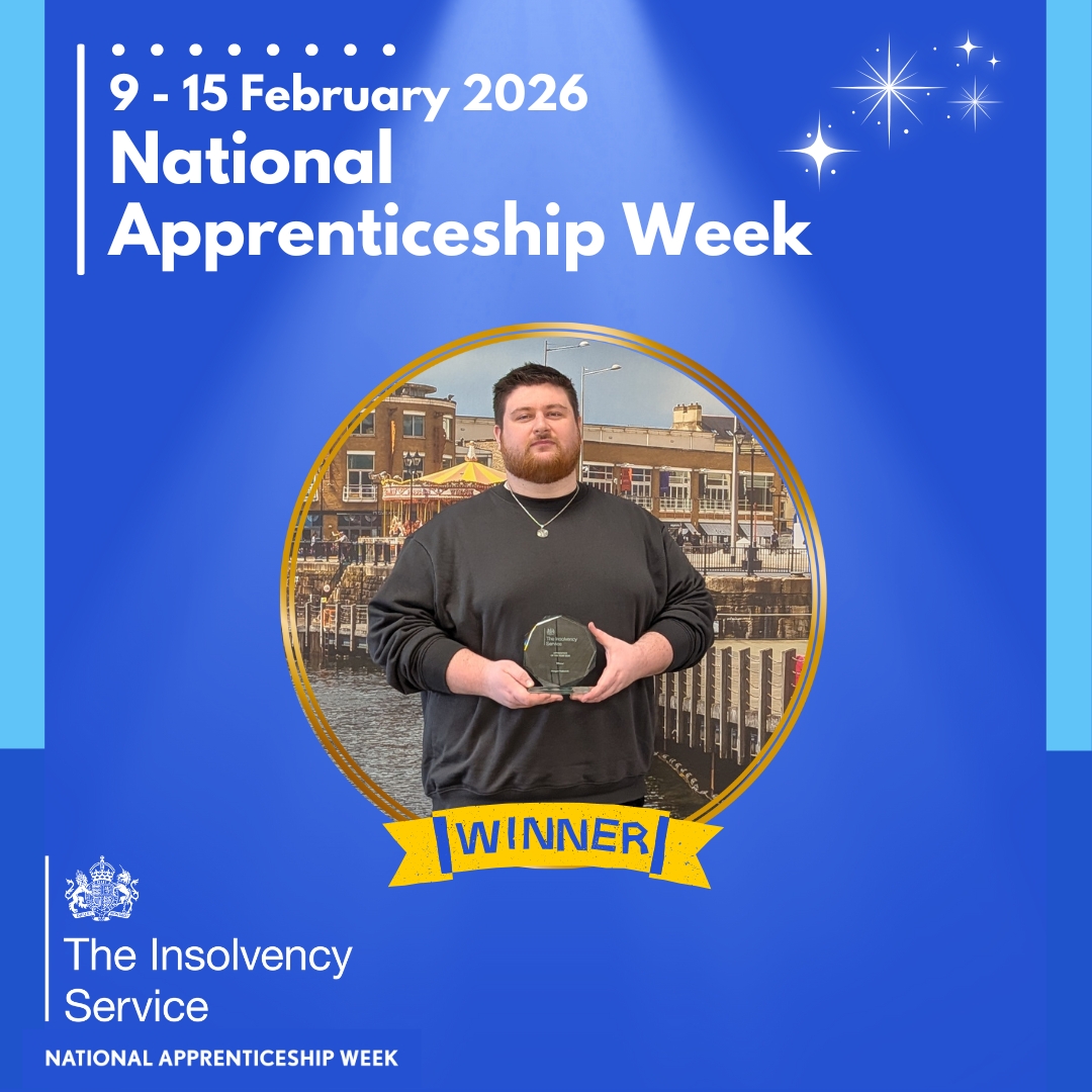 🗣️ “If you're considering an apprenticeship, I couldn't recommend it more."

🎓 This #NAW2026, we are proud to recognise Morgan as our Apprentice of the Year! 

Morgan is an Intelligence Analyst apprentice here at the Insolvency Service and he entered the apprenticeship with a