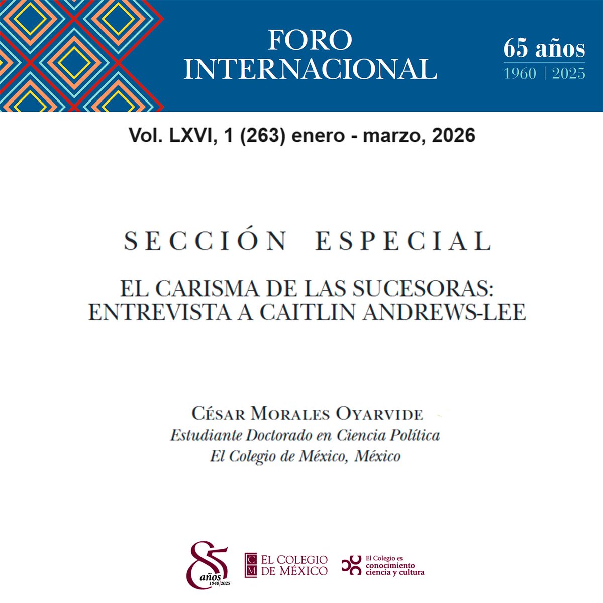 El Colegio de México tweet media