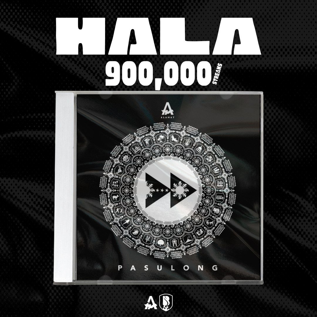 BAGANIngALAMAT's tweet photo. π|| ALAMAT's βHalaβ reaches 900,000+ streams on Spotify!
πhttps://t.co/CFKzUC4ICJ
#ALAMAT #ALAMATHala https://t.co/uhiaPodJqH
