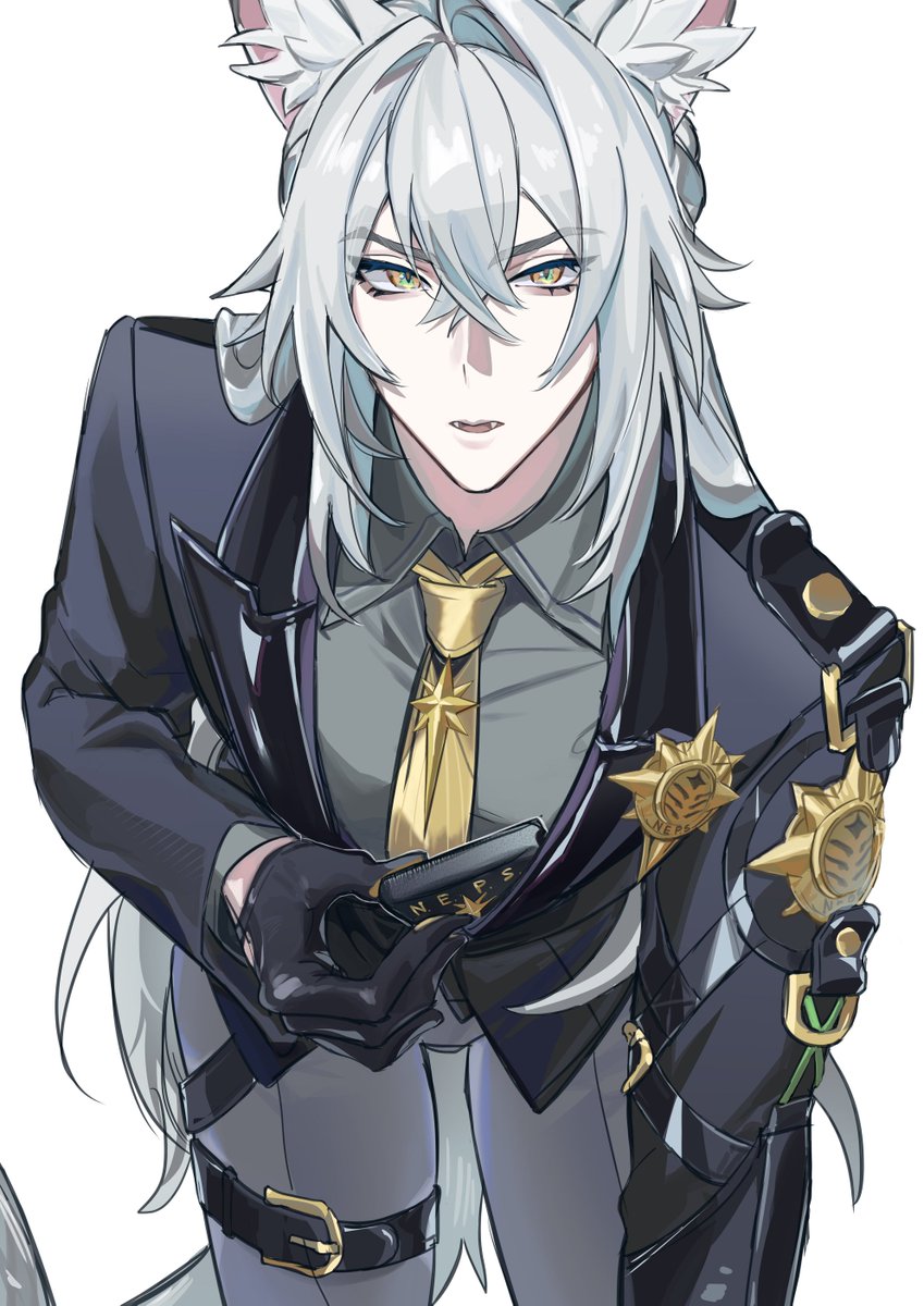 「失礼、治安局だ。免許証か、それに準ずるものを。」 #zzzero #セヴェリアン