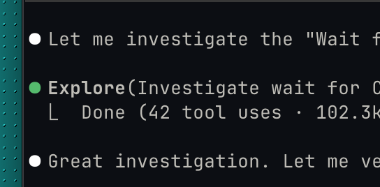Love seeing how <a href="/claudeai/">Claude</a> code hypes itself up