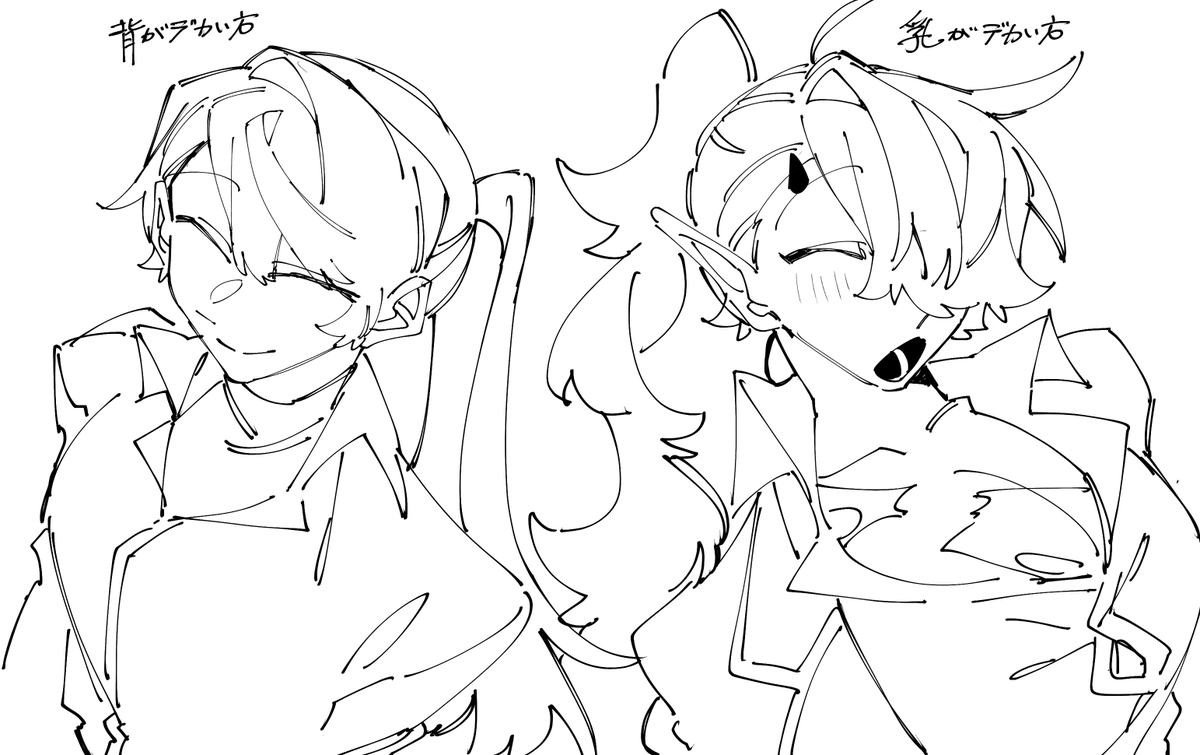 最近のポニテ糸目