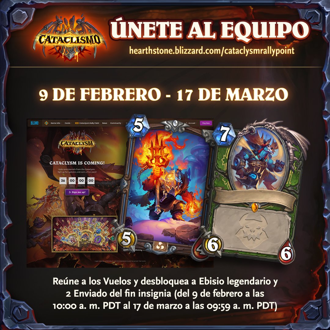 Hearthstone LATAM tweet media