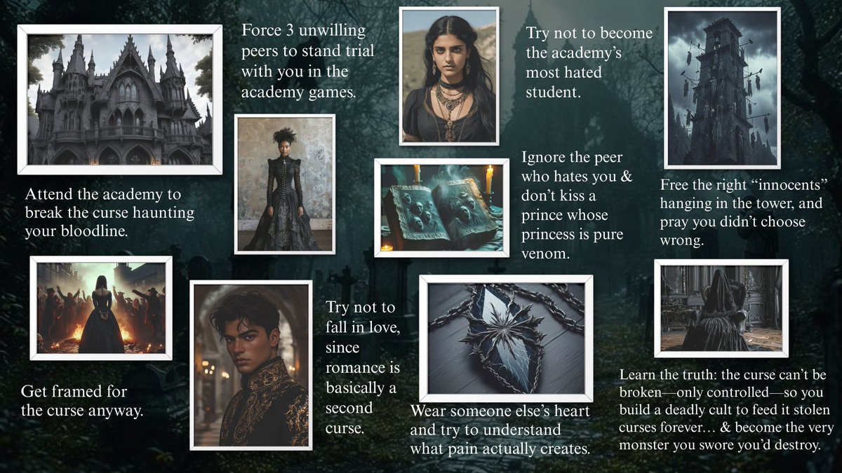 Andrea Faulborn IS WRITING A GOTHIC ACADEMIA tweet media