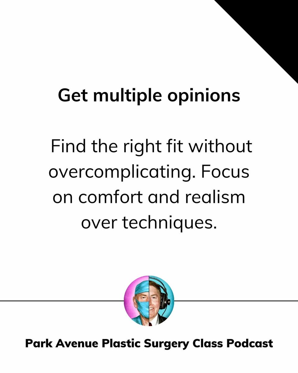 drbassnyc's tweet image. The best facelift consults have three things in common.

On the latest podcast episode, Dr. Kylie Edinger and I explain how to prep for your consultation.
parkavenueplasticsurgeryclass.com/facelift-serie… 

#podcast #facelift #plasticsurgery #plasticsurgeon