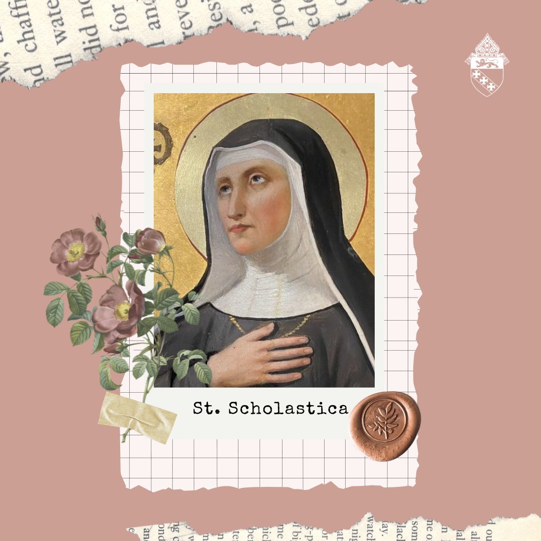 DioceseChas's tweet image. Celebrating the feast of St. Scholastica, an example of devotion and learning. Today we honor her legacy of faith, wisdom and community service. May we go forth with a mind and heart like hers.

St. Scholastica, pray for us!

#stscholastica #saint #sainthood #wisdom #serve