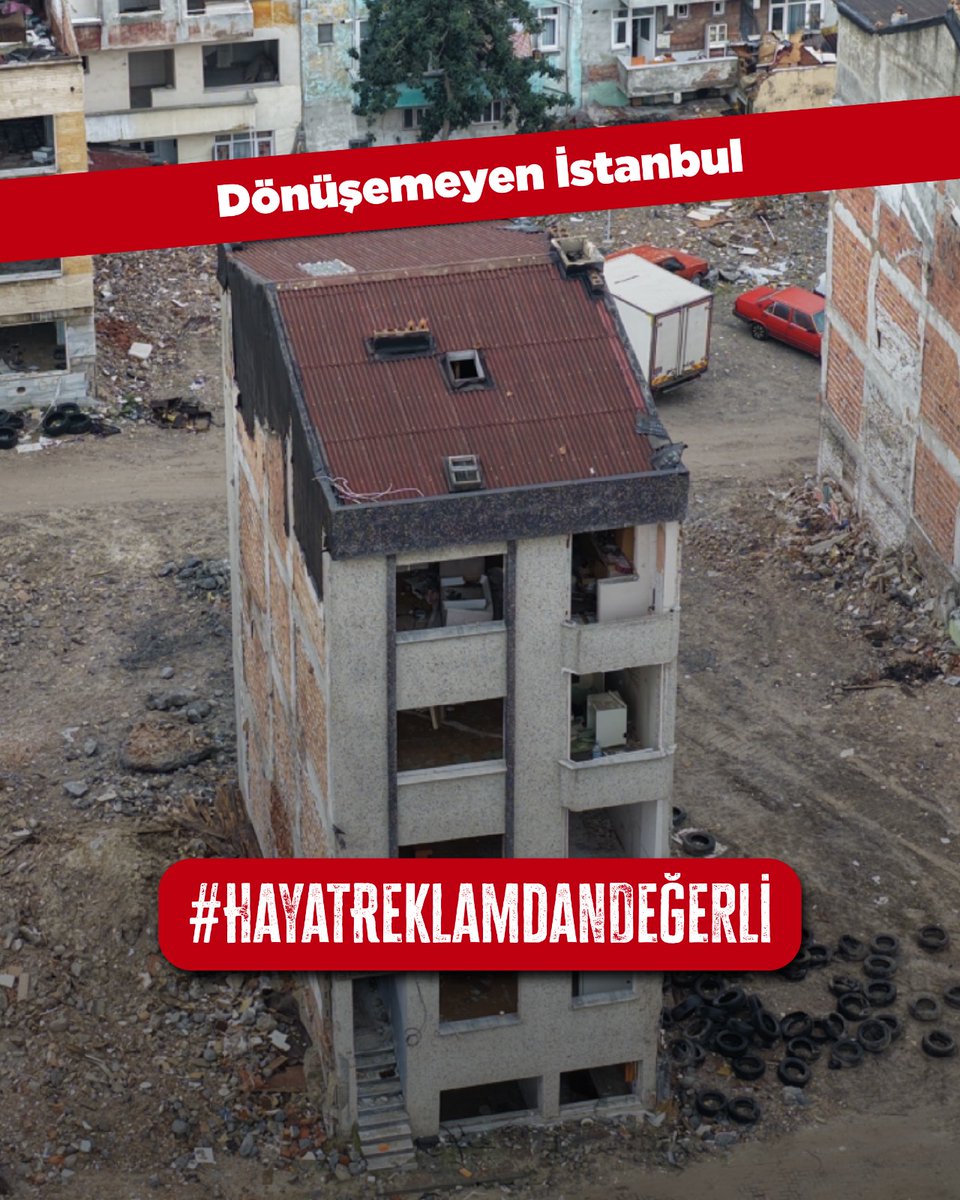 İstanbul’un parasını afişlere değil binalara harcayın. #HayatReklamdanDeğerli