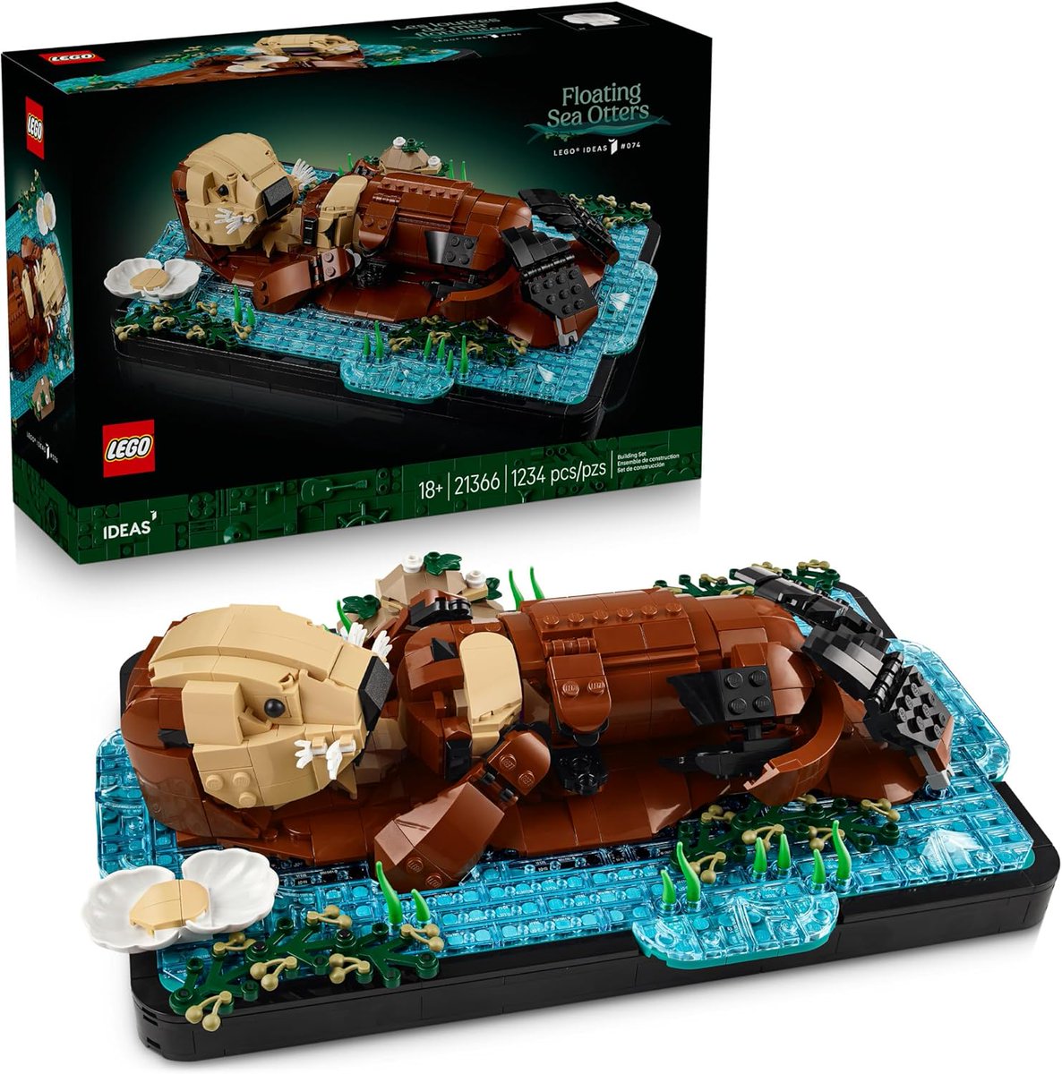 IGNDeals's tweet photo. LEGO officially revealed the 1,234 piece LEGO Ideas Floating Sea Otters set yesterday, preorders are live now for $119.99 with a March 1 release date. 

Amazon https://t.co/yt0ZYGo1Le
LEGO https://t.co/XyAXp0kQUD https://t.co/FHTZQMe2ZJ