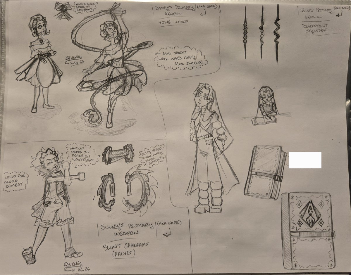 findinfall_film's tweet photo. Next we've got first drafts of our Disciples' (prev known as Guides) Primary &amp; Secondary weapons.
🍁 Primary = Safe option
🍁Secondary = More dangerous/lethal option https://t.co/1swFAYJIyB