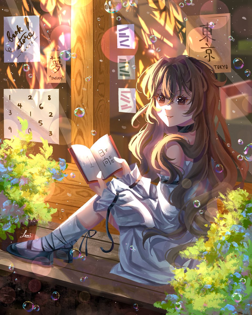 luminiee_'s tweet photo. 🫧 Evangeline - Spring Day 🫧 
#digitalart #originalcharacterart #procreate #イラスト https://t.co/9DahaZ8rMY