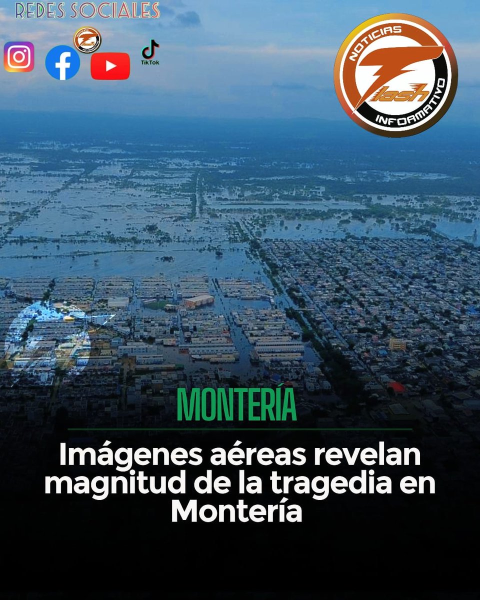 LuisCol74's tweet photo. 📍 Montería, Córdoba
Las intensas lluvias de las últimas horas mantienen en emergencia a varios sectores de la capital cordobesa. Barrios afectados, vías inundadas y familias en alerta por el aumento del nivel de ríos y quebradas.

🟡 Flash Informativo Online
#AlertaMontería https://t.co/qdimlwNqEq